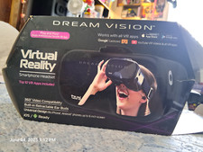 DREAM VISION TZUMI VIRTUAL REALITY SMARTPHONE HEADSET 4586B IOS ANDROID BLACK VR