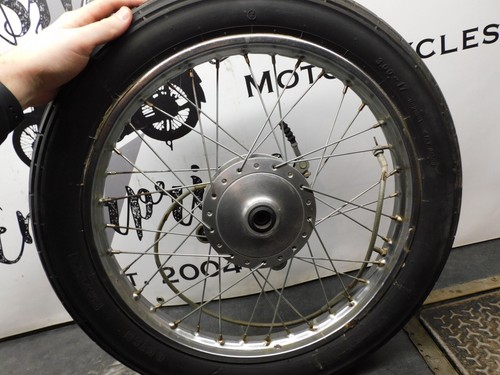 Honda CM 91 CM91 90 Super Cub Front wheel Hub & Backing Plate     2708 - Picture 8 of 10