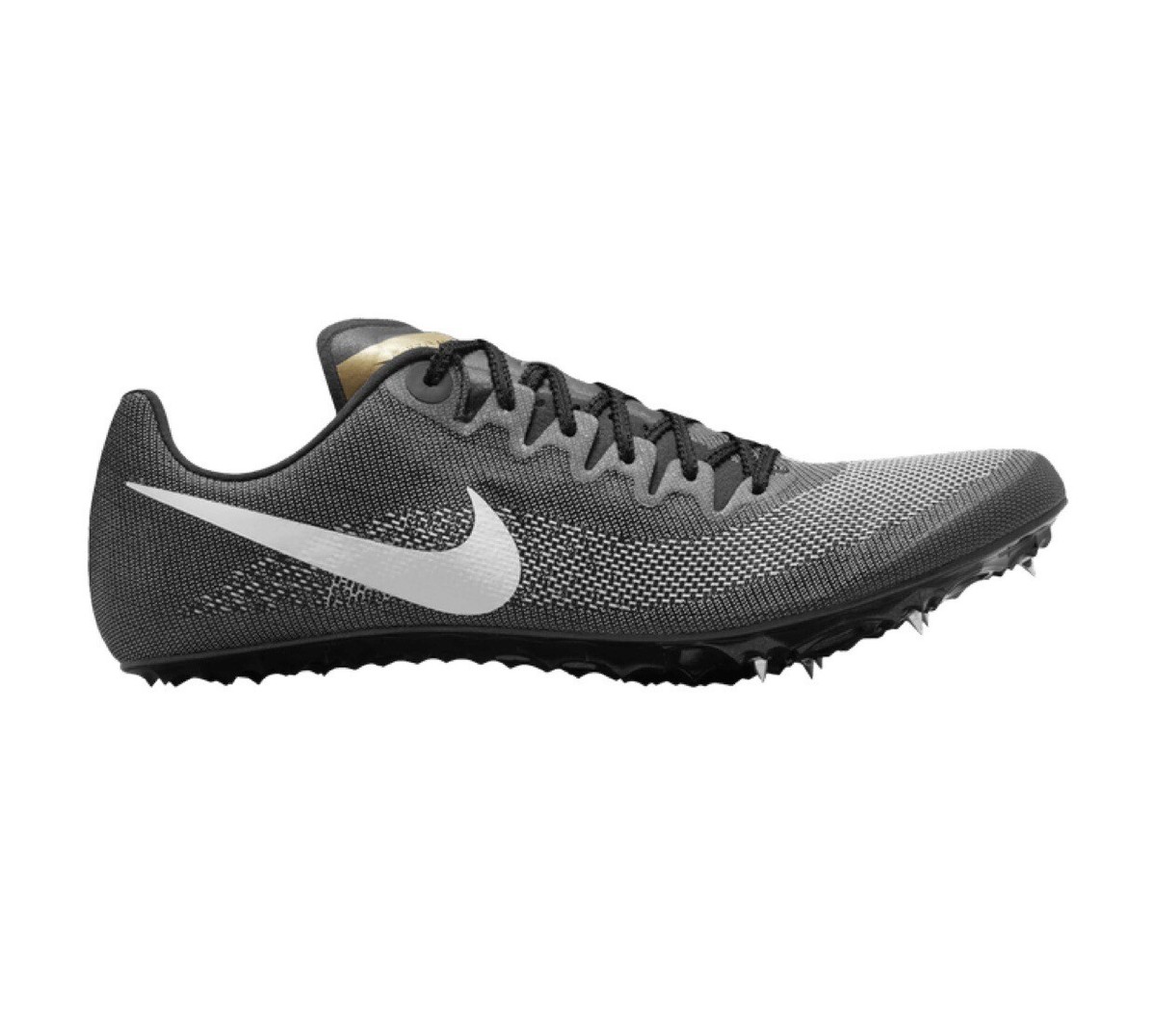 Nike Ja Fly 4 Track Field Sprinting Spikes Black White Gold Men’s 13 DR2741-001 SOLD* Nike Zoom JA Fly 4 Black White Gold Track Spikes  main image 4