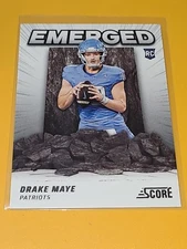 PATRIOTS DRAKE MAYE 2024 SCORE EMERGED #EM-DME RC