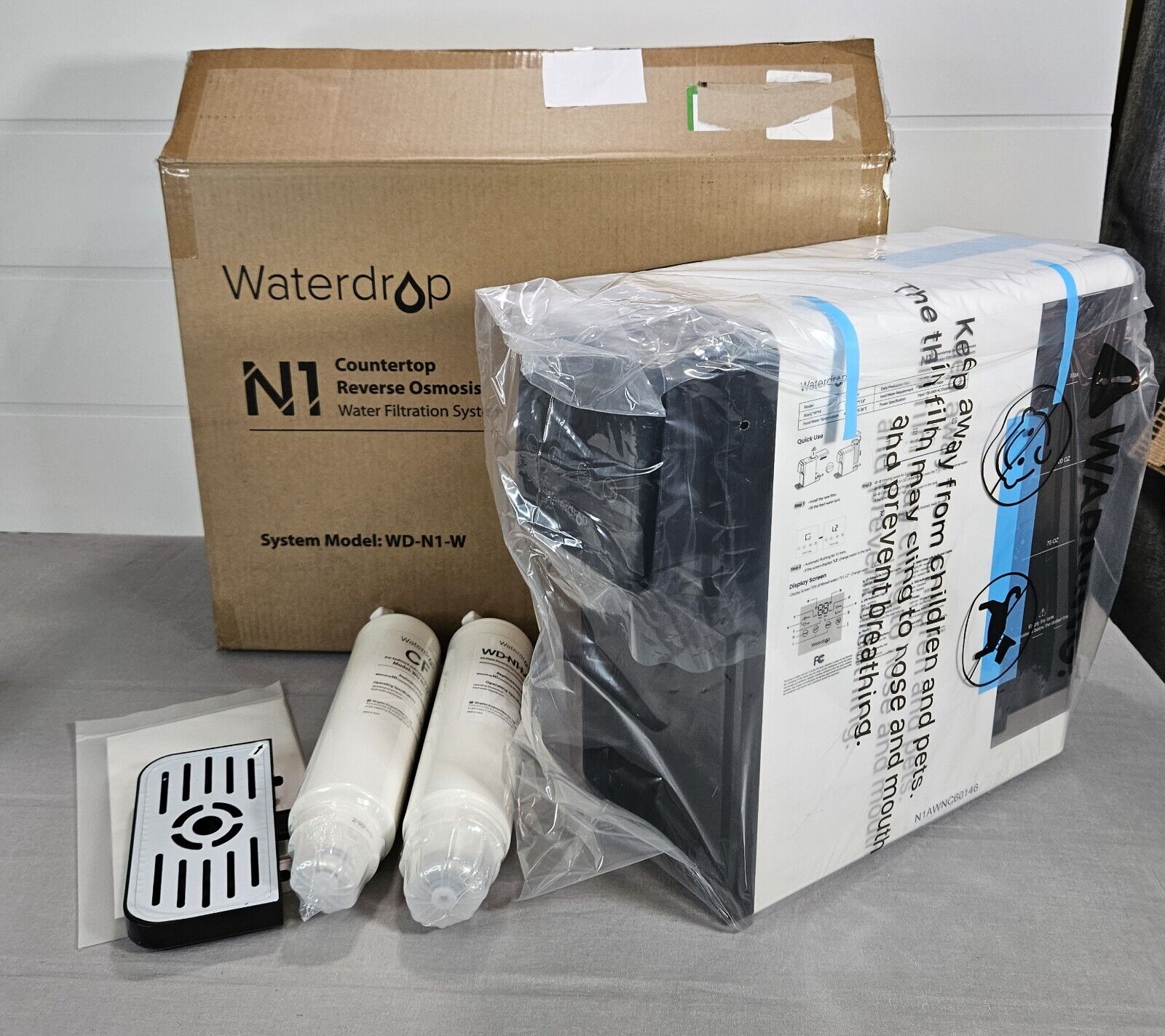 Waterdrop N1 Countertop Reverse Osmosis Water Dispenser Filtration System