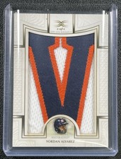YORDAN ALVAREZ 2025 TOPPS DEFINITIVE COLL GAME-USED NAMEPLATE LETTER V PATCH 1/1