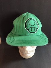 Super Mario 1up Mushroom Green Hat Snapback OSFM