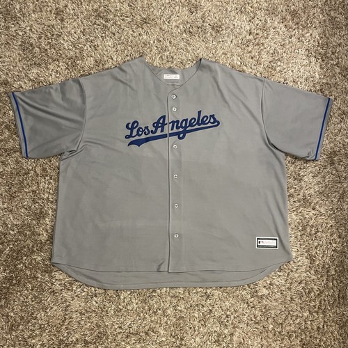 Los Angeles Dodgers Trikot Herren 6XL Grau Blau MLB Original Merchandise ohne Nummer