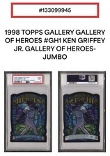 🔥 1998 Topps Gallery Gallery of Heroes Ken Griffey Jr #GH1 PSA 9 MINT HOF 🔥