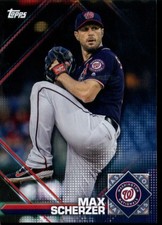 2020 TOPPS HERITAGE MLB STICKER COLLECTION PREVIEW #5 MAX SCHERZER WASHINGTON NA