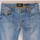 Mens SuperDry COPPERFILL LOOSE Relaxed Straight Blue Jeans W36 W34 L34