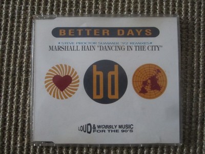 MARSHALL HAIN Dancing in the City Maxi-CD 1992 remixes BETTER DAYS misprint 70s