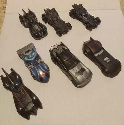 Hot Wheels TM & DC Comics Set Of 7 Batman Batmobiles Mattel Diecast 