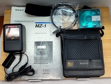 SONY MZ-1 MD Minidisc Walkman Portable Recorder W/ Accessories Tested See video