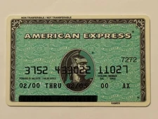American Express Credit Card▪️Italy▪️Black Numbers▪️Expired in 2003