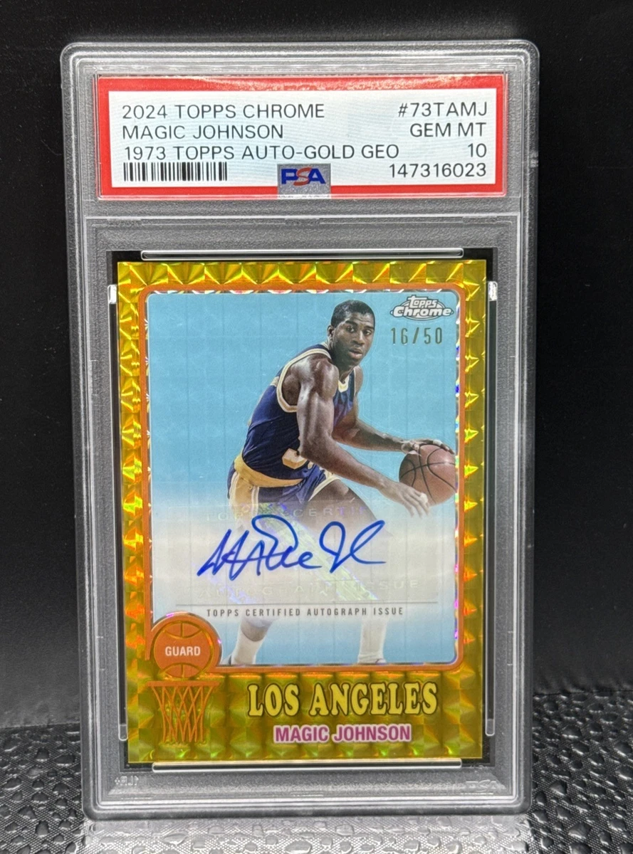 Magic Johnson Professional Sports Authenticator (PSA) Basketball