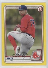 2020 Bowman Prospects Yellow 1/75 Bryan Mata #BP-128 0r4