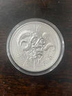 2 oz. ARIES   Zombie Zodiac Series BU rounds .999 fine silver
