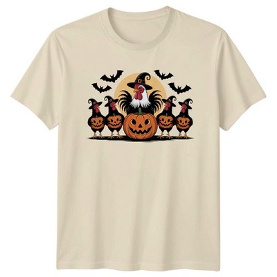 Trick or Treat Huhn Hexe T-Shirt Halloween Huhn Geschenk für Sie und Ihn