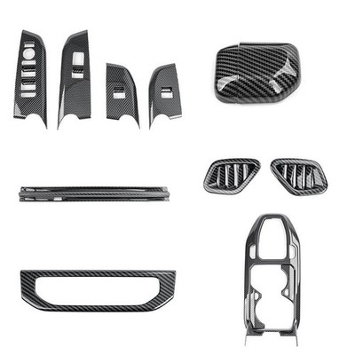 Carbon Fiber ABS Interior Decoration Cover Trim Kit For Kia K4 2025 2026