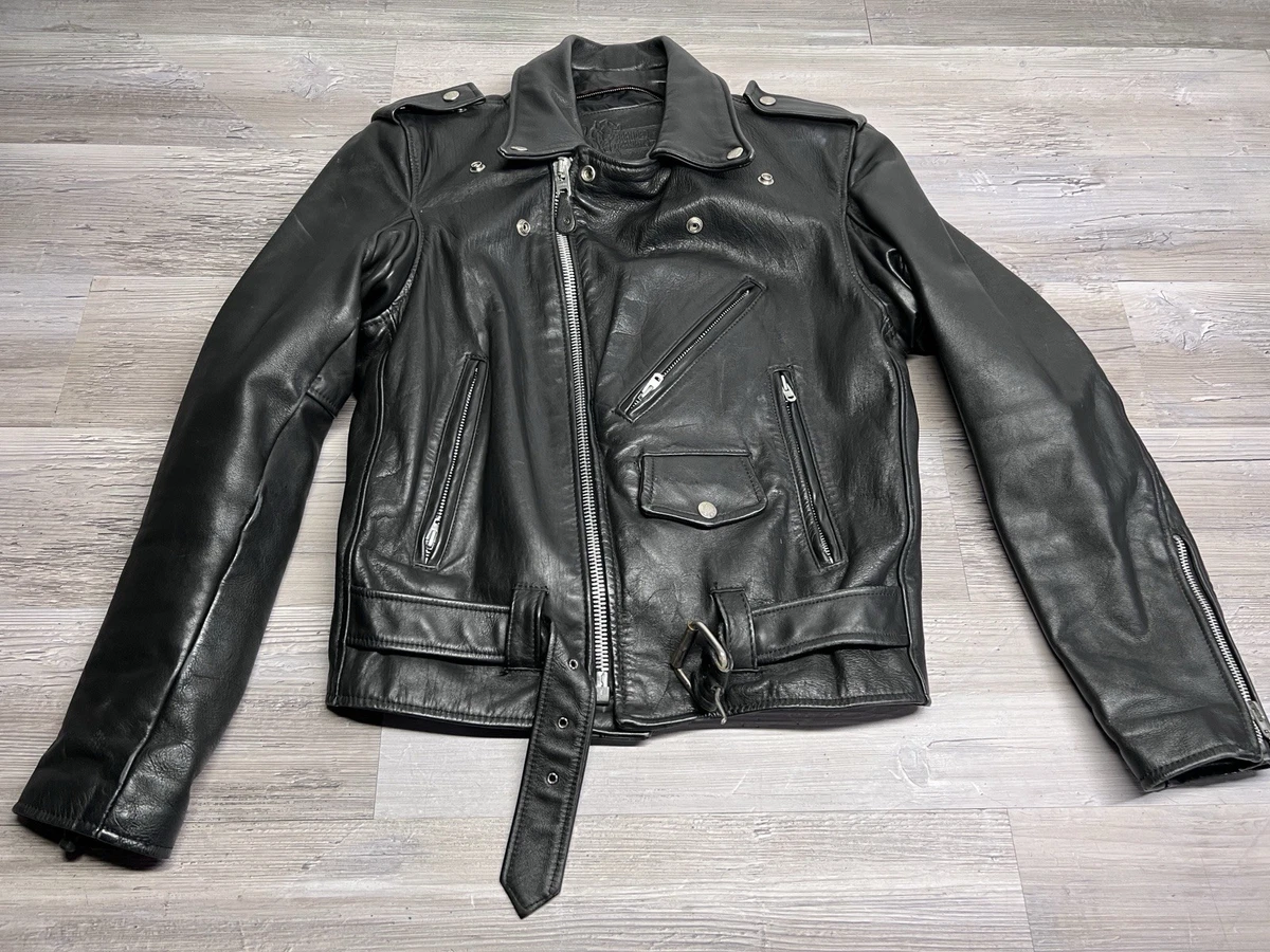 vintage leather jacket 38 products for sale | eBay