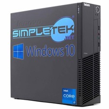 Lenovo M92 i7 Windows 10 32GB 960GB GPU RX550 4GB PC Fixed RS232 Serial Com