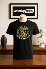 Cobra Kai Karate Kid Sweep The Leg Strike First Stike Hard No Graphic Tee Shirt
