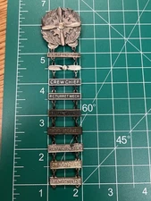 WWII Sterling Army Air Force Mechanic Qualification Badges 9 Tabs some Sterling