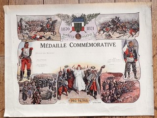 Diplôme Le Petit Journal Médaille Commémorative Guerre 1870 1871