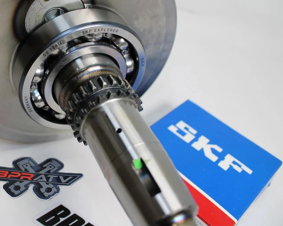 Kawasaki KX80 KX 80 SKF OEM Replacement Crankshaft Crank Main Bearings Seals Kit - Image 3 of 4