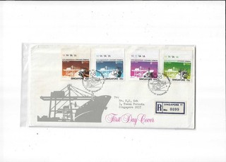 Singapore Year 1982 Container Terminal FDC