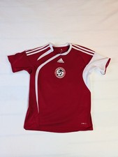 Adidas Mad River Mustangs Soccer Jersey Red Youth Medium YM Vintage 2000s