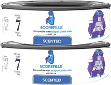 EcoRefills Diaper Genie Refills Scented Odor Lock Continuous Bags
