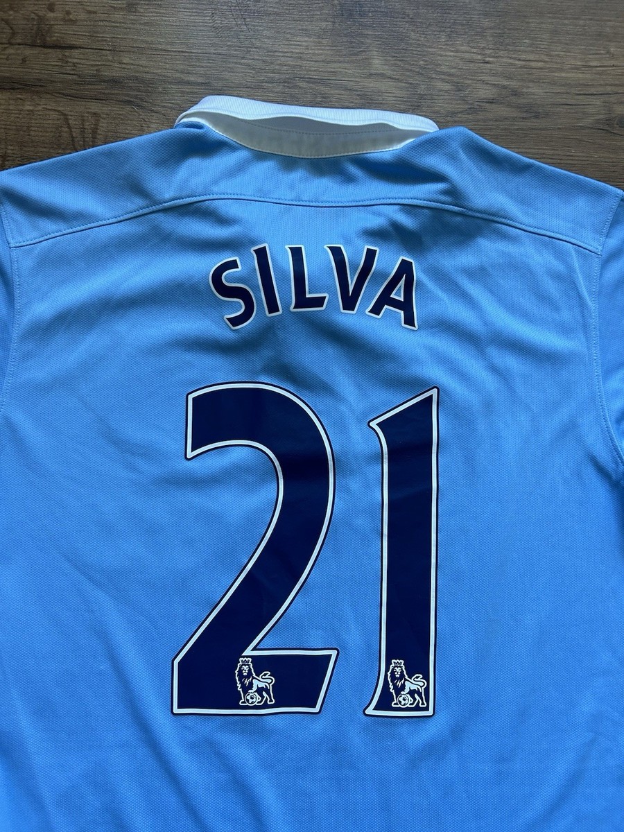 MANCHESTER CITY ENGLAND 2015/2016 HOME FOOTBALL SHIRT JERSEY NIKE