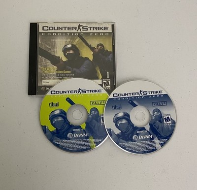 Counter-Strike: Condition Zero (PC, 2004) Clean 2 Discs With Key