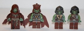 4 Castle Fantasy Era Lego Minifigures from set #7079 Trolls Mountain Fortress