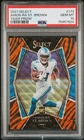 2021 Panini Select 173 Amon-Ra St. Brown Tiger Prizm Rookie RC PSA 10 POP 2