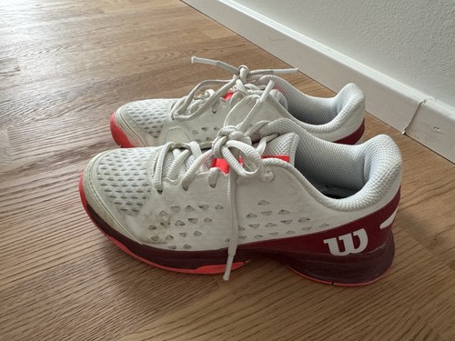 WILSON Mädchen Tennisschuhe Sportschuhe Hallenschuhe 32 weiß pink