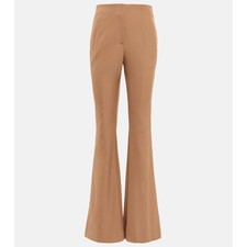 Veronica Beard Azariah High-Rise Flared Pants...