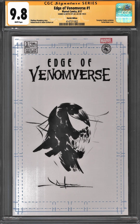 Venom Certified Guaranty Company (CGC) 9.8 Near Mint/Mint Comics