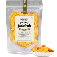 Growthy Soft Dried Jackfruit Chips 200Gram Healthy Snack for Adults Small