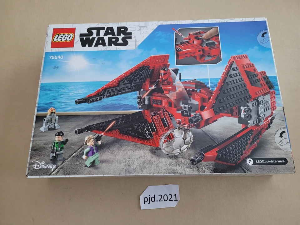 Lego genuino: Star Wars Major Vonreg's TIE Fighter (75240) nuevo y sellado de fábrica - Imagen 2 de 4