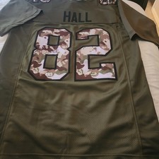 Dante Hall Kansas City Chiefs Jersey XL Autographed, Beckett Certified, Camo #82