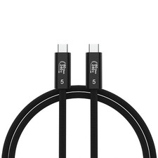 1.64FT 80Gbps USB4 Cable Thunderbolt 5 120Gbps Bandwidth 240W Fast Charging 16K