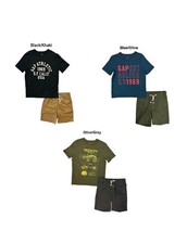 GAP boy 2-piece short sleeve T-shirt  shorts matching set