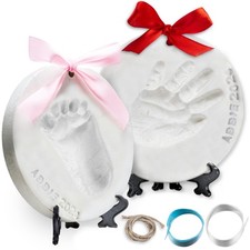 Baby Ornament Keepsake Kit Newborn Bundle - 2 Easels, 4 Ribbons  Letters ...