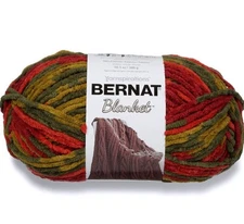 Bernat Blanket Yarn 10.5oz Skein HARVEST Super Bulky SOFT