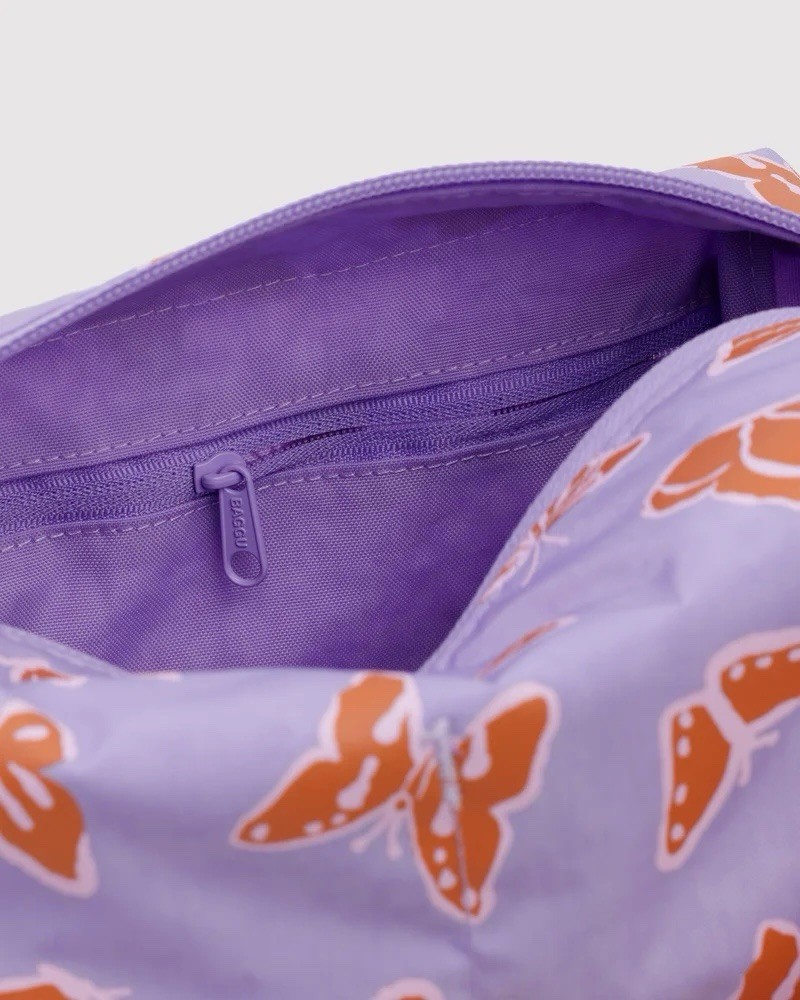NEW! Baggu DOPP KIT in “Butterflies” — Recycled Nylon Zip Bag, SOLD OUT / RARE! image 3