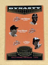 2004 Donruss Throwback Threads Dynasty Frank Robinson Brooks Jim Palmer 820/1500
