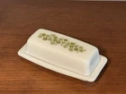 Vintage Pyrex Spring Blossom Crazy Daisy Butter Dish With Cover Great Condition