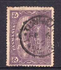 Tasmania TUNNEL pmk on 2d pictorial rated S- (4) by Hardinge