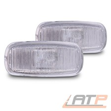 2x BLINKER KOTFLÜGEL OVAL WEIß LINKS RECHTS FÜR AUDI A2 8Z