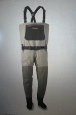 NEW Simms G3 Guide Stockingfoot Waders - Men - Sterling - Medium Regular (9-11)