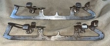 Vintage Clamp-on Steel Ice Skates from UNION HARDWARE CO. Torrington Connecticut